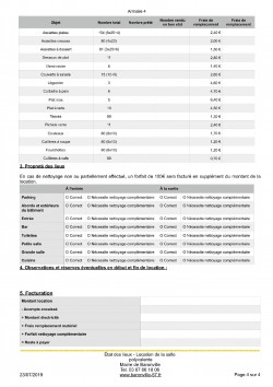 Inventaire et état des lieux - Page 4