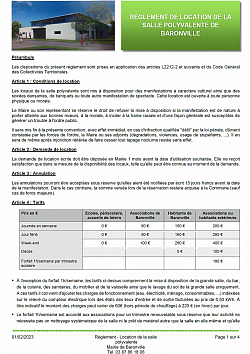 Réglement - Page 1